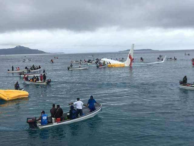 Air Niugini 737 Crashes Into Ocean After Failed Landing At Chuuk Airport