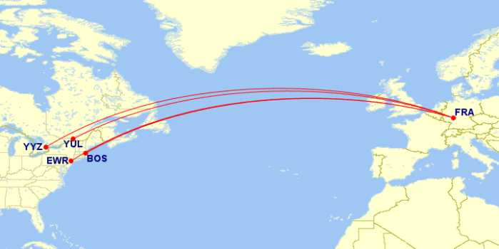 Primera Air Launches 4 Transatlantic Routes From Frankfurt