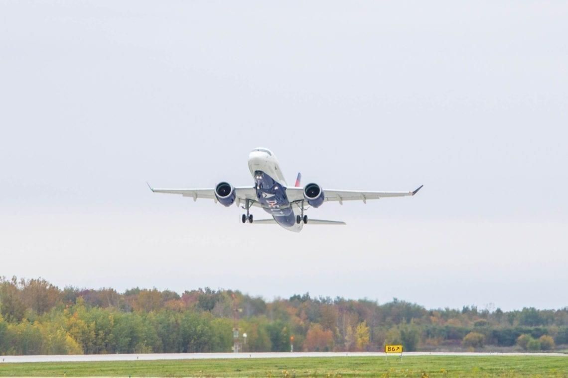 Delta's First A220-100 Takes Flight