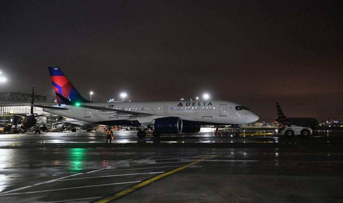 Delta Flies Its Inaugural Airbus A220 Flight: Yes, There Is A Window In The Toilet