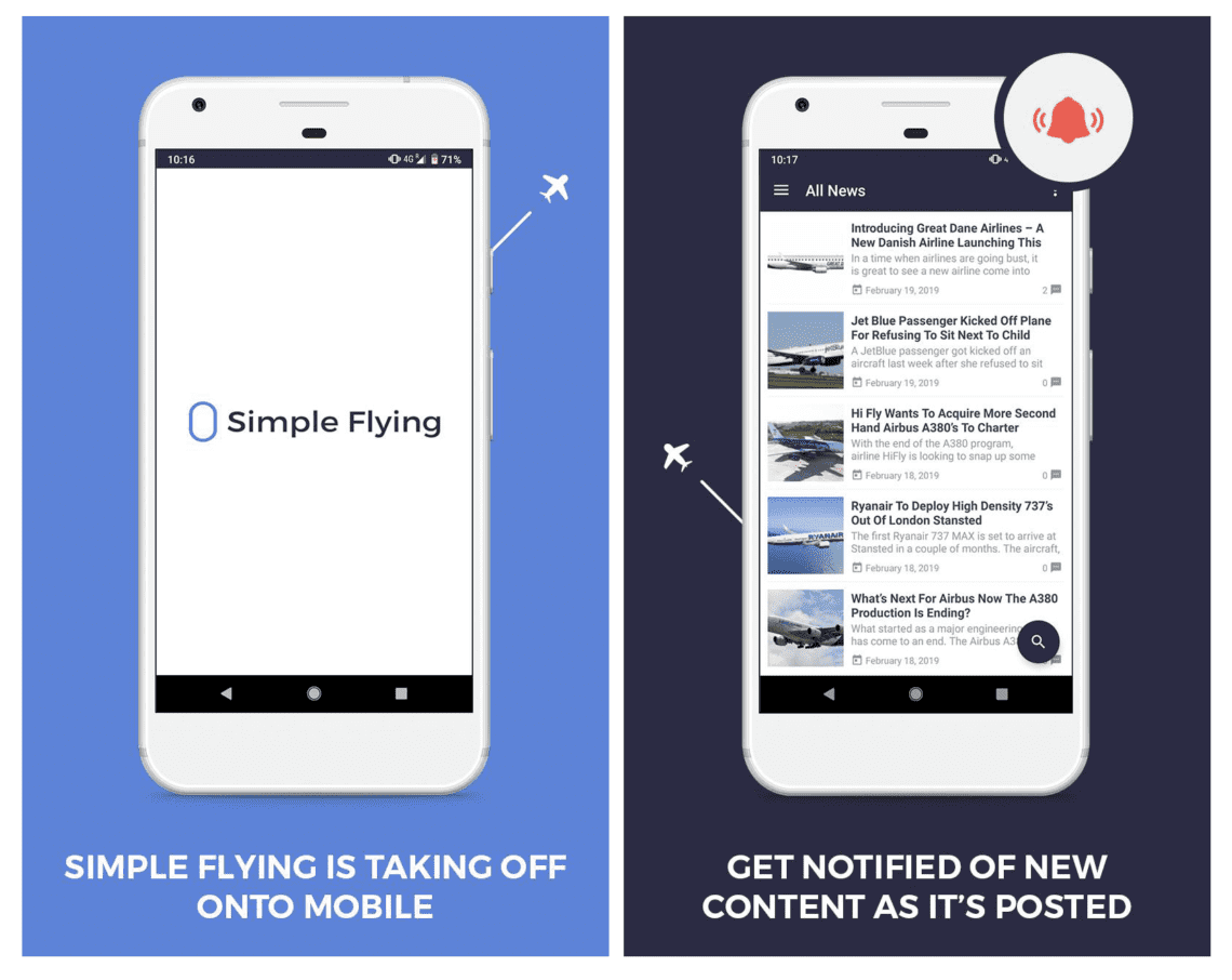 Simple Flying Has Launched An Android App
