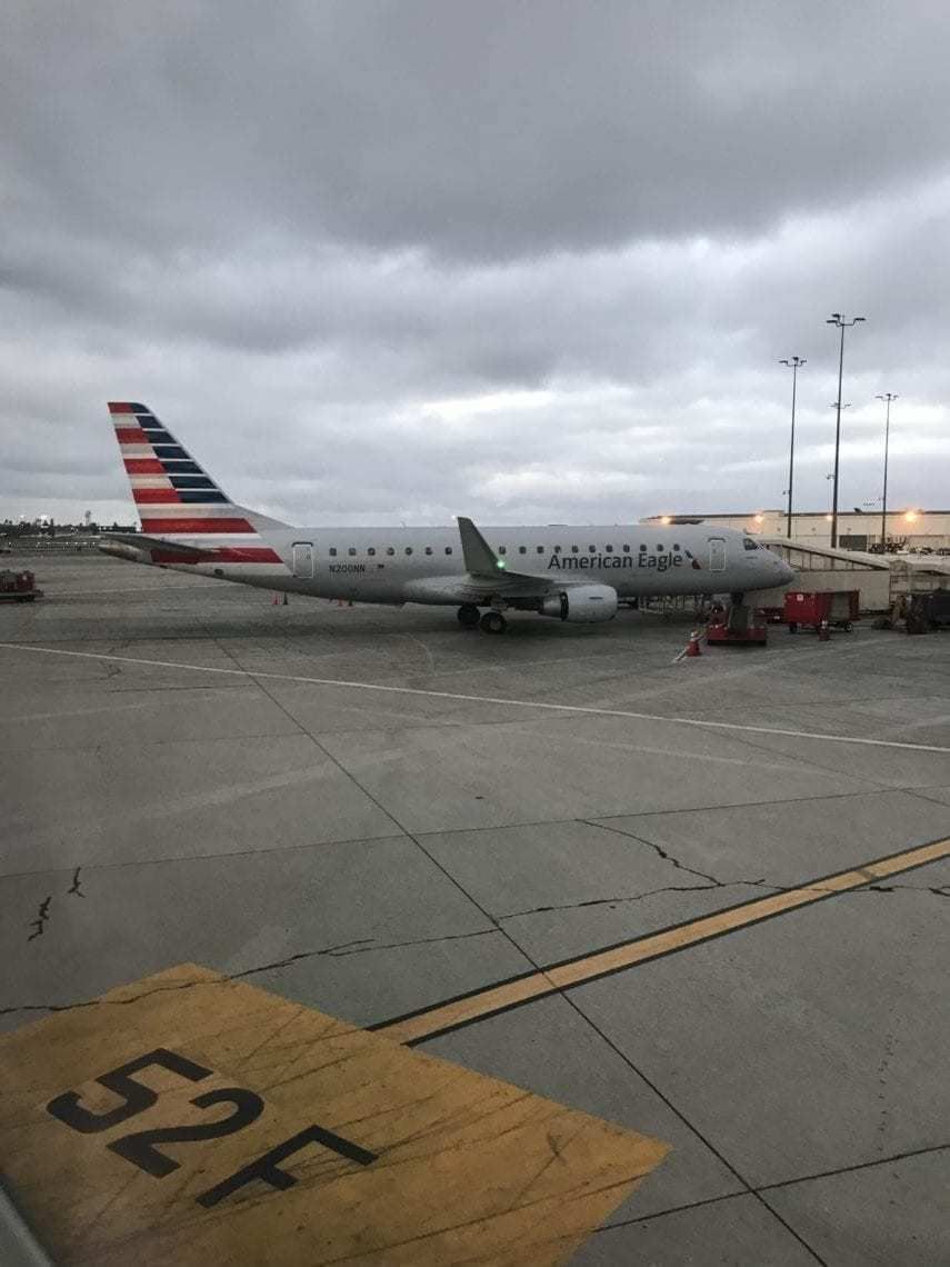 Eagle's Eye View: American Eagle First Class from Los Angeles to San Francisco