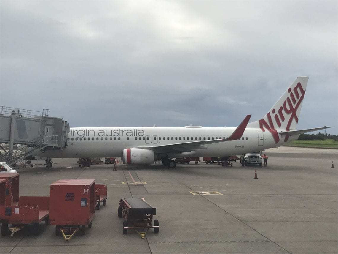 A Pleasant Sunset: Virgin Australia Business Class from Fiji to Sydney