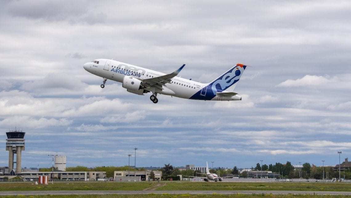 The First Pratt And Whitney Powered A319neo Takes Flight
