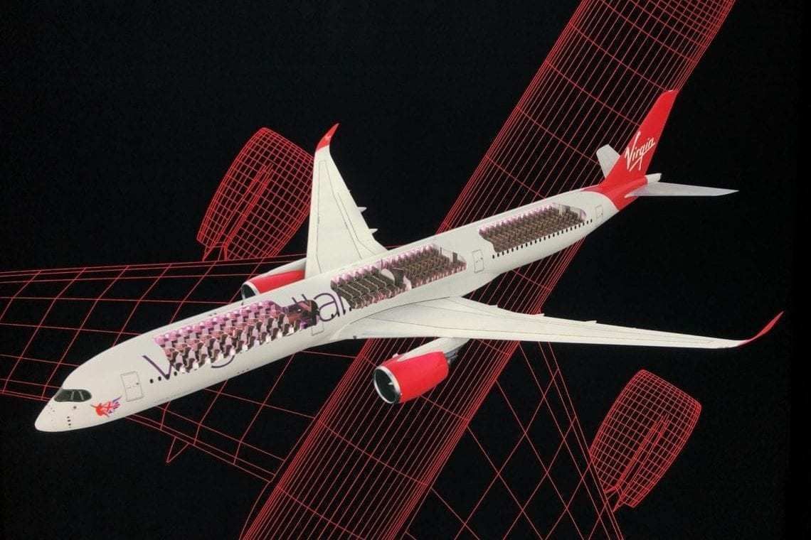 A Look Inside Virgin Atlantic's Brand New Airbus A350