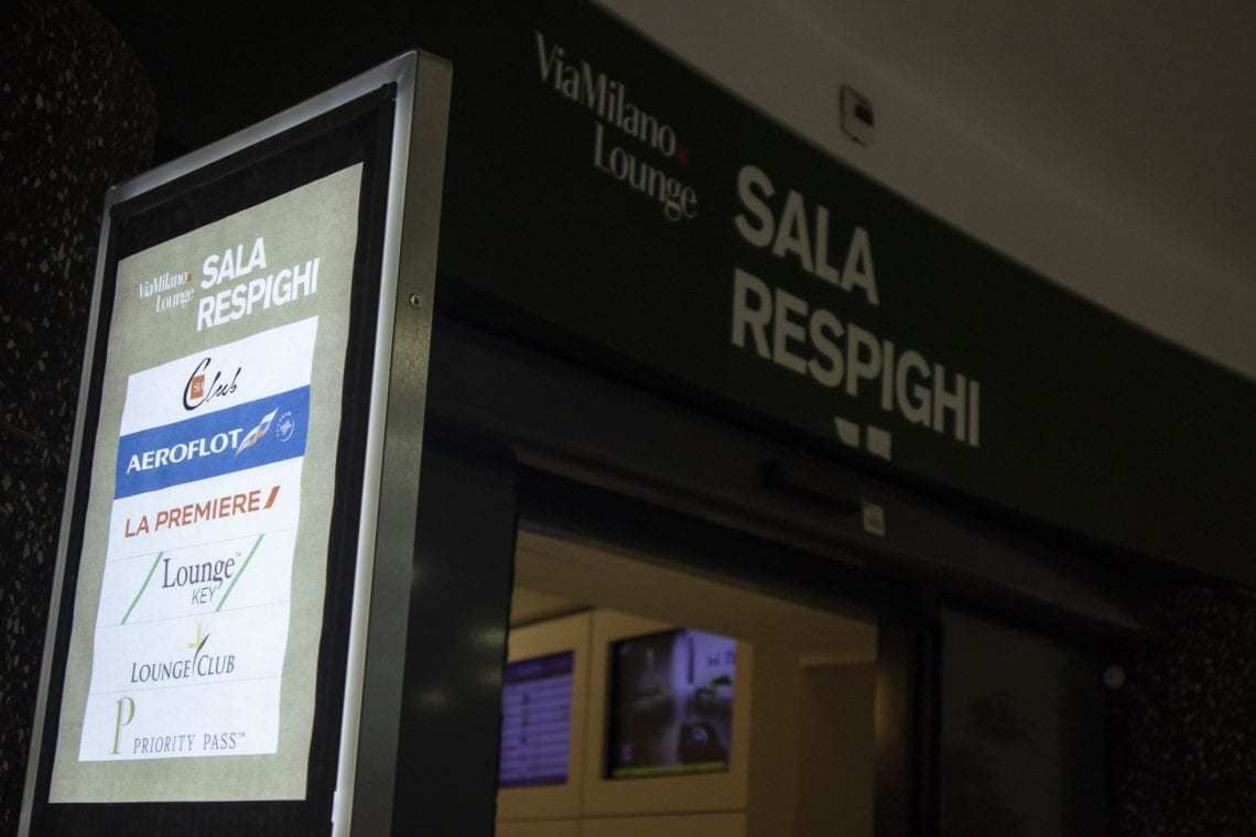 Review: Milan Malpensa Lounges - Respighi vs. Monteverdi