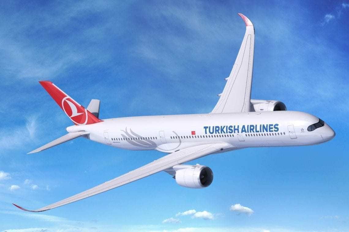 Turkish Airlines Announces Its 4th Airbus A350 Route