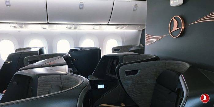 Turkish Airlines Boeing 787 Business Class Seats