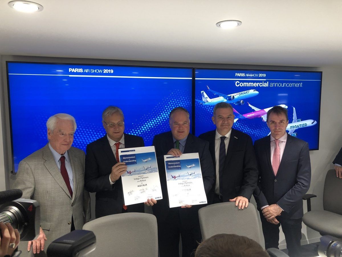 Indigo Partners Huge Order For 50 Airbus A321XLR