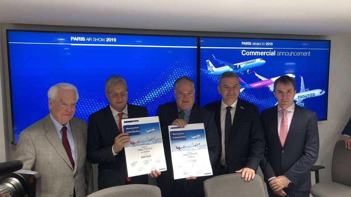 Indigo Partners Huge Order For 50 Airbus A321XLR