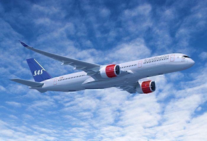 SAS To Unveil New Airbus A350 Livery On September 19th