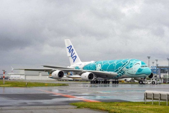 A new ANA Airbus A380