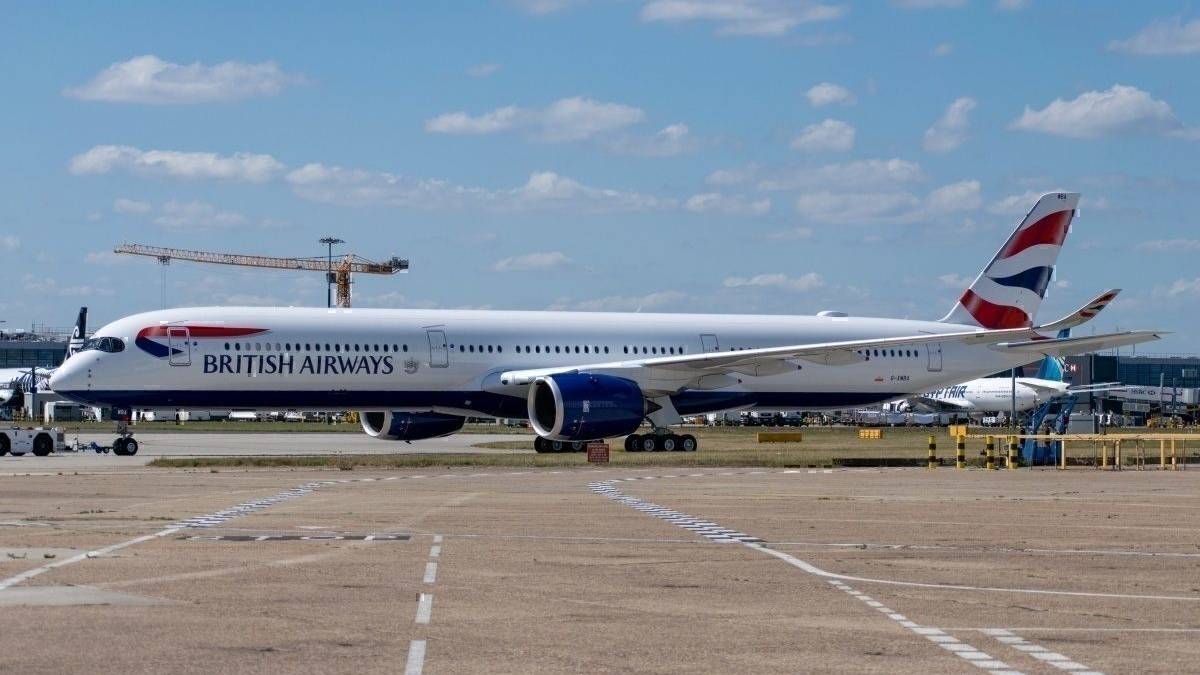 British Airways’ First A350 Diverts To Barcelona Amid Bad Weather