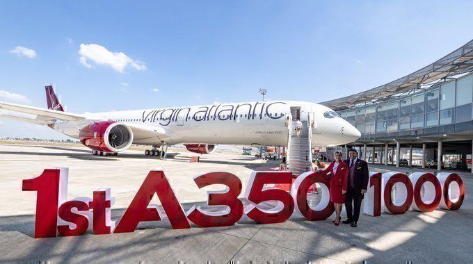 Virgin Atlantic Takes Delivery Of First Airbus A350-1000
