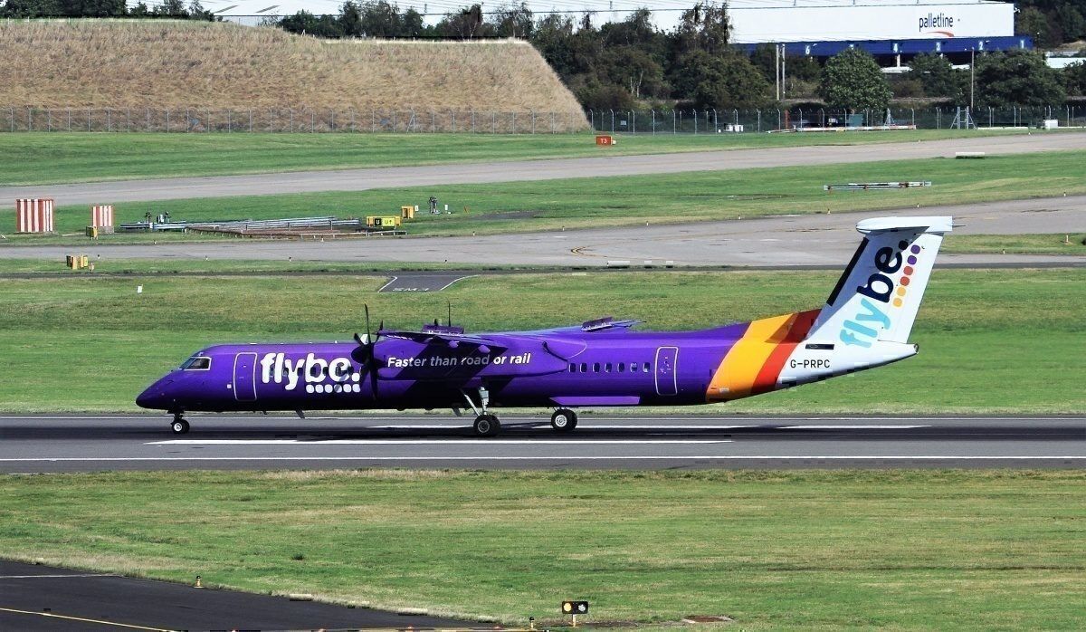 Flybe Departs From Doncaster Sheffield Airport