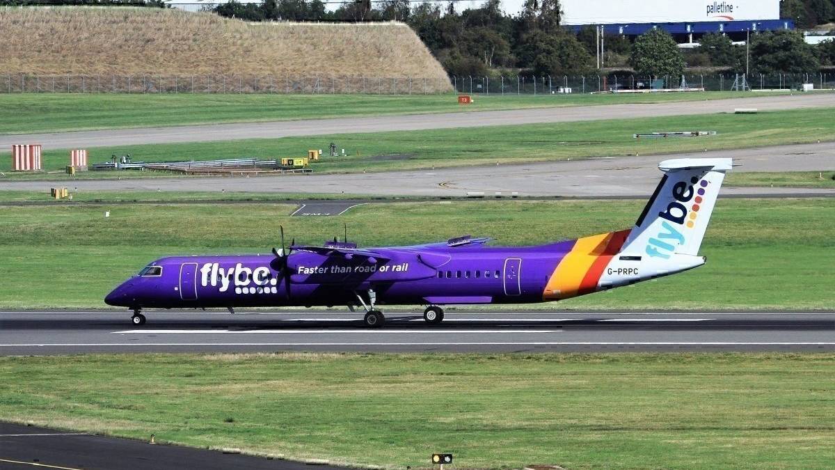 Flybe Departs From Doncaster Sheffield Airport