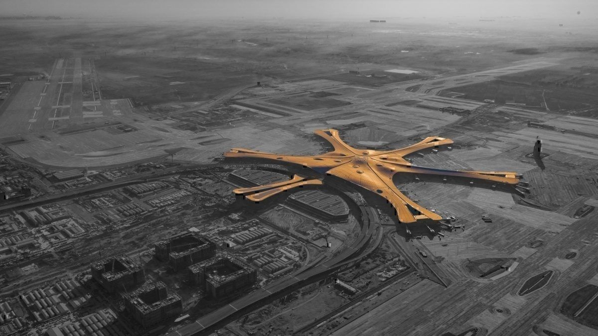 Aircraft Arrive At Beijing Daxing Ahead Of Airport Opening