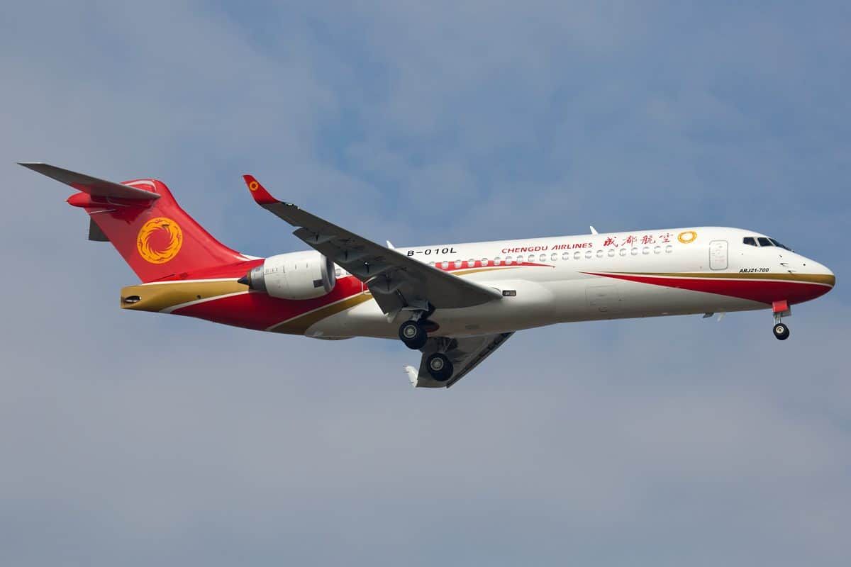 Chengdu Airlines Schedules Worlds First International Comac ARJ21 Service