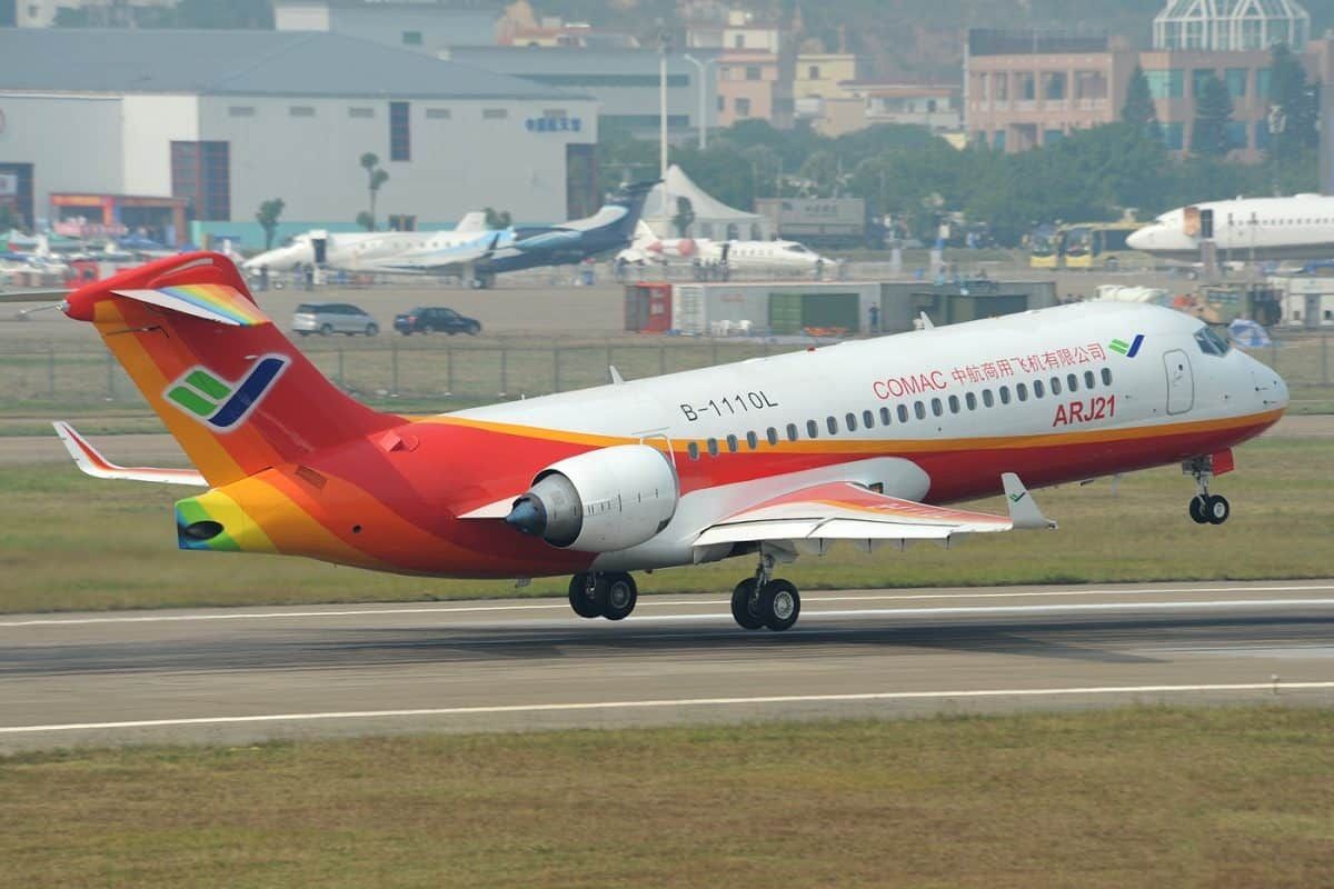 COMAC Delivers First ARJ21 From Shanghai Production Line