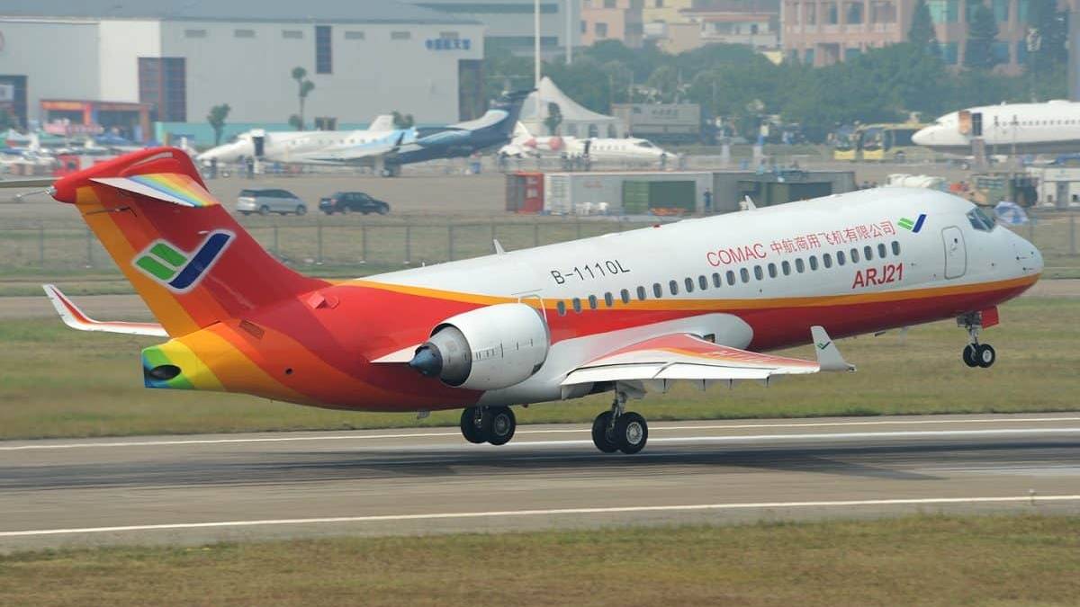 COMAC Delivers First ARJ21 From Shanghai Production Line
