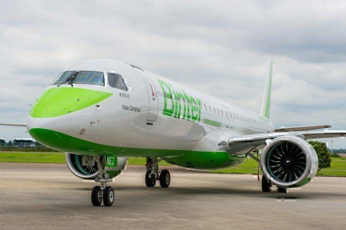 Binter Canarias Takes Delivery Of Its First Embraer E195-E2