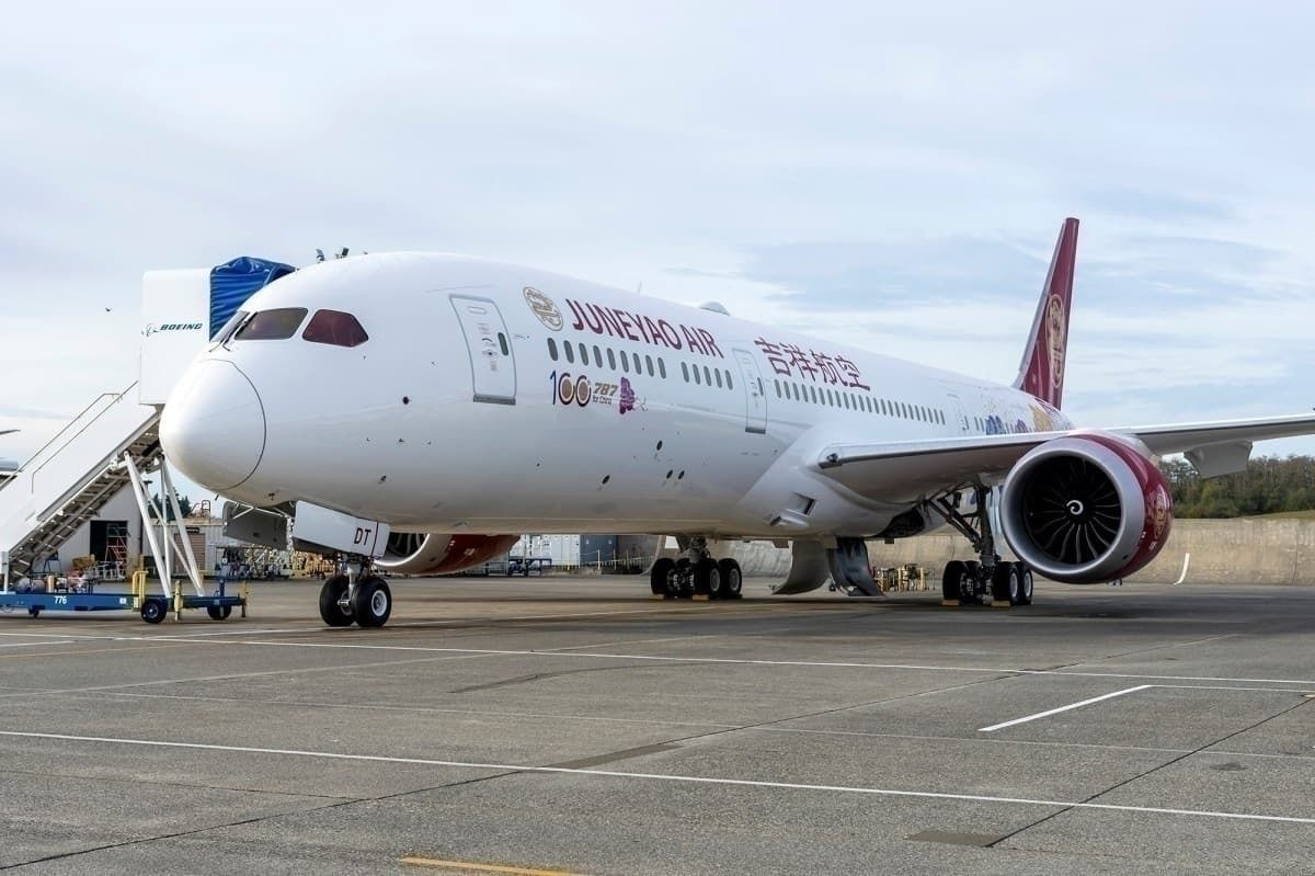 Boeing Delivers China’s 100th Boeing 787 Aircraft