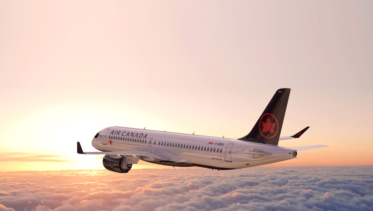 Air Canada's First Airbus A220 Takes Maiden Flight
