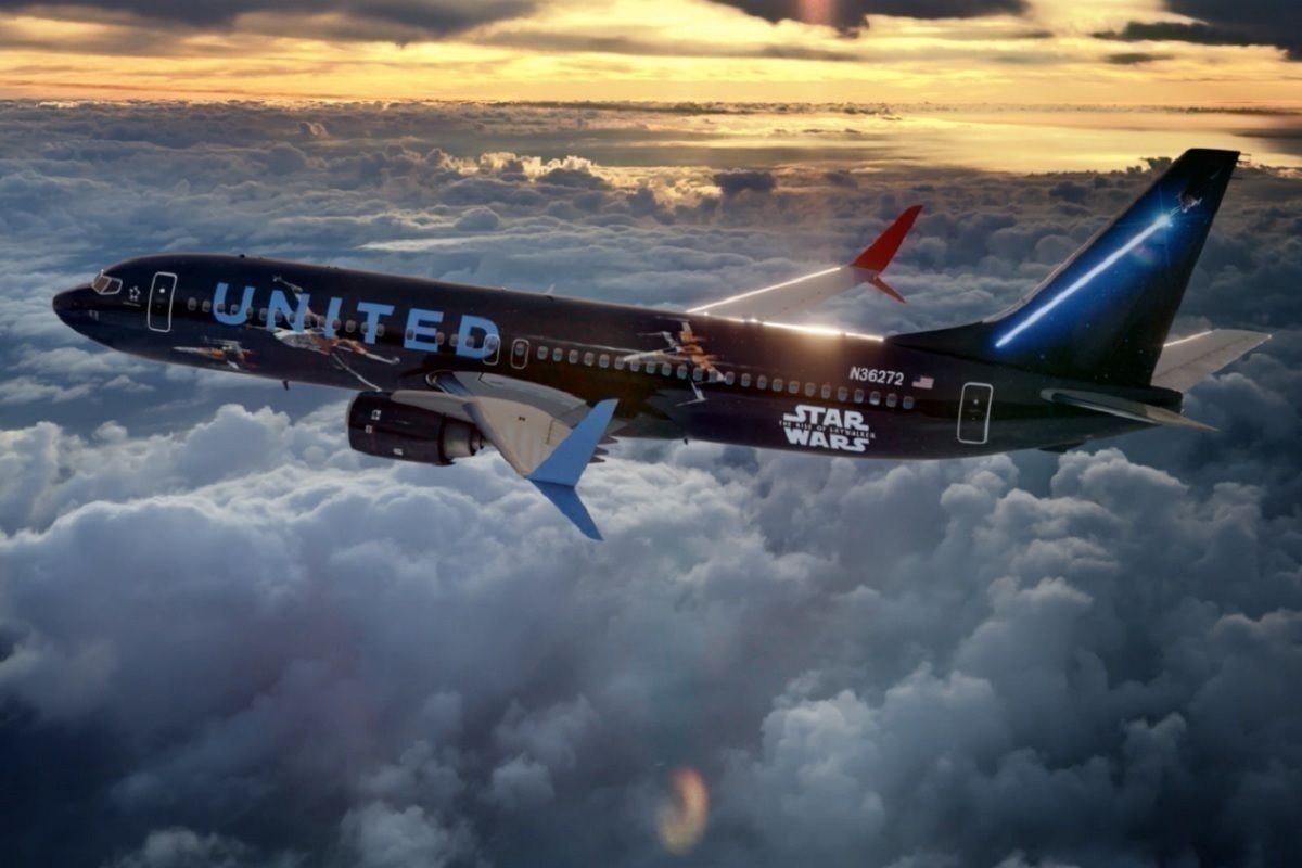 United Airlines Reveals Its Star Wars Livery To The Galaxy