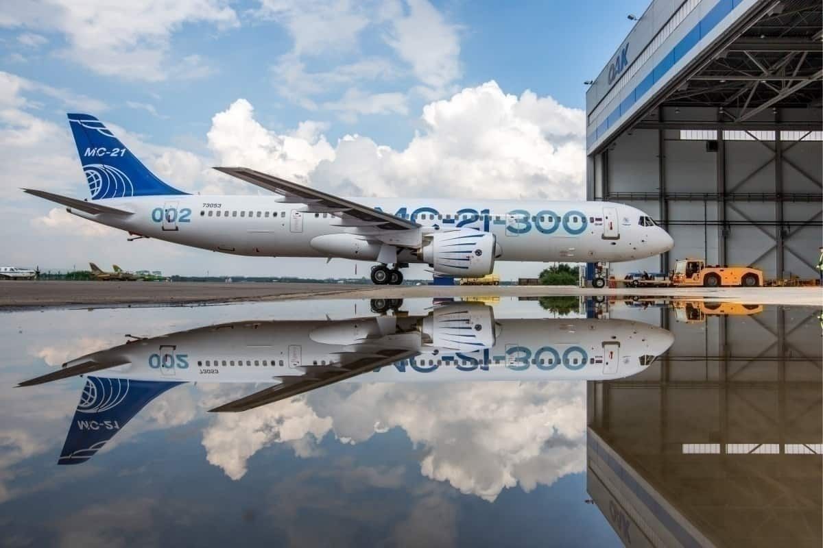 Russia's 737 Competitor: First MC-21-310 With Russian Engines Emerges