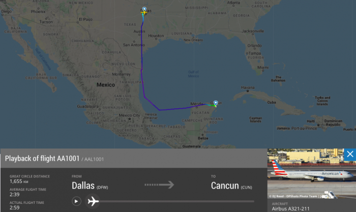 American Airlines Flies Airbus A321's To Cancun Without Life Rafts