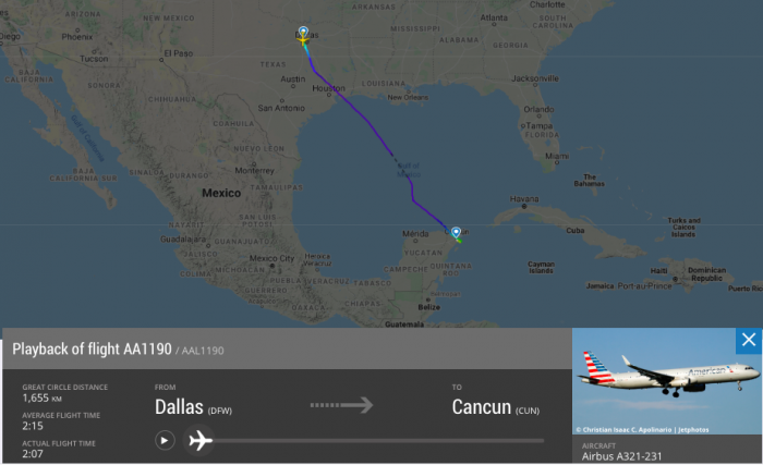 American Airlines Flies Airbus A321's To Cancun Without Life Rafts