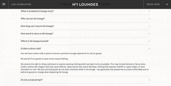 Should Airport Lounges Have Dress Codes?