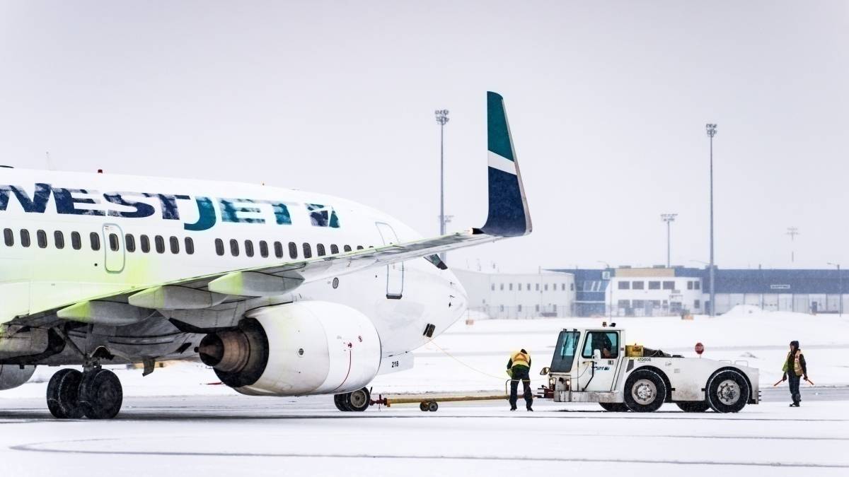 WestJet Boeing 737 Slides Off Runway At Halifax Airport