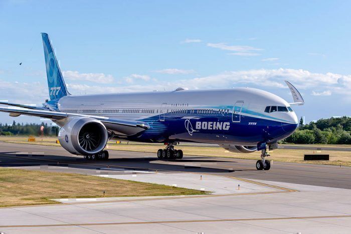 Boeing 777X first flight