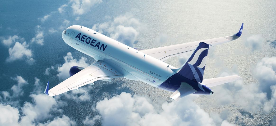 Greece's Aegean Airlines Unwraps Its Stunning New Livery