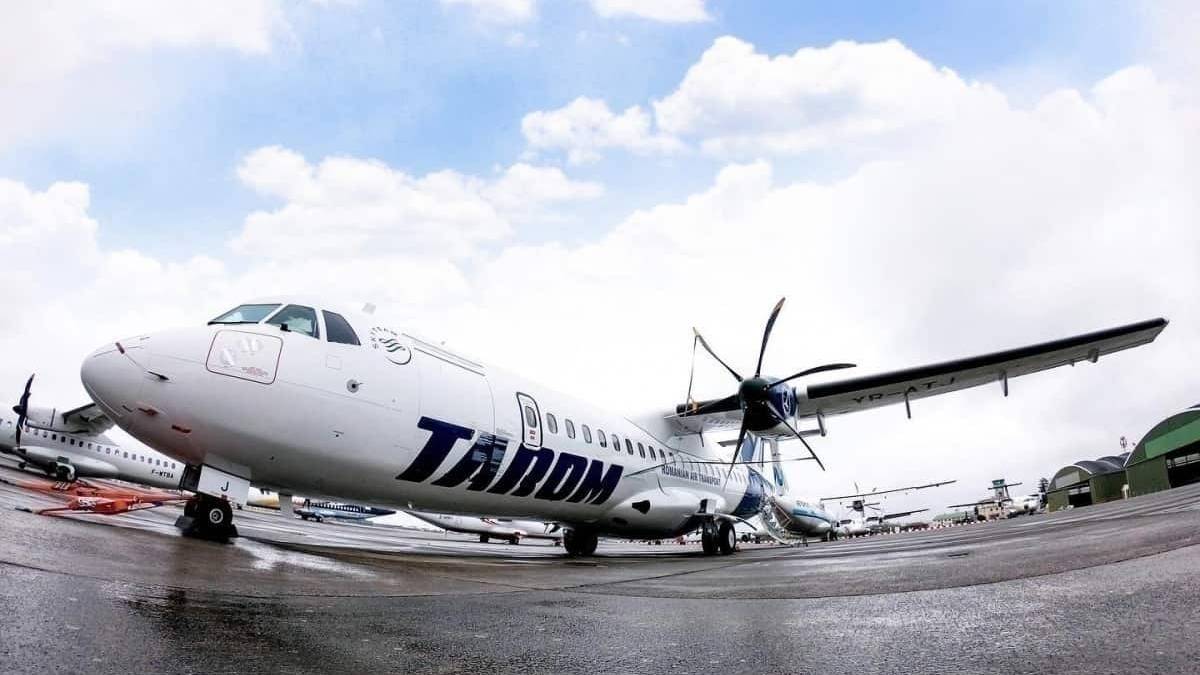 TAROM Takes First New Stunning ATR Turboprop Aircraft