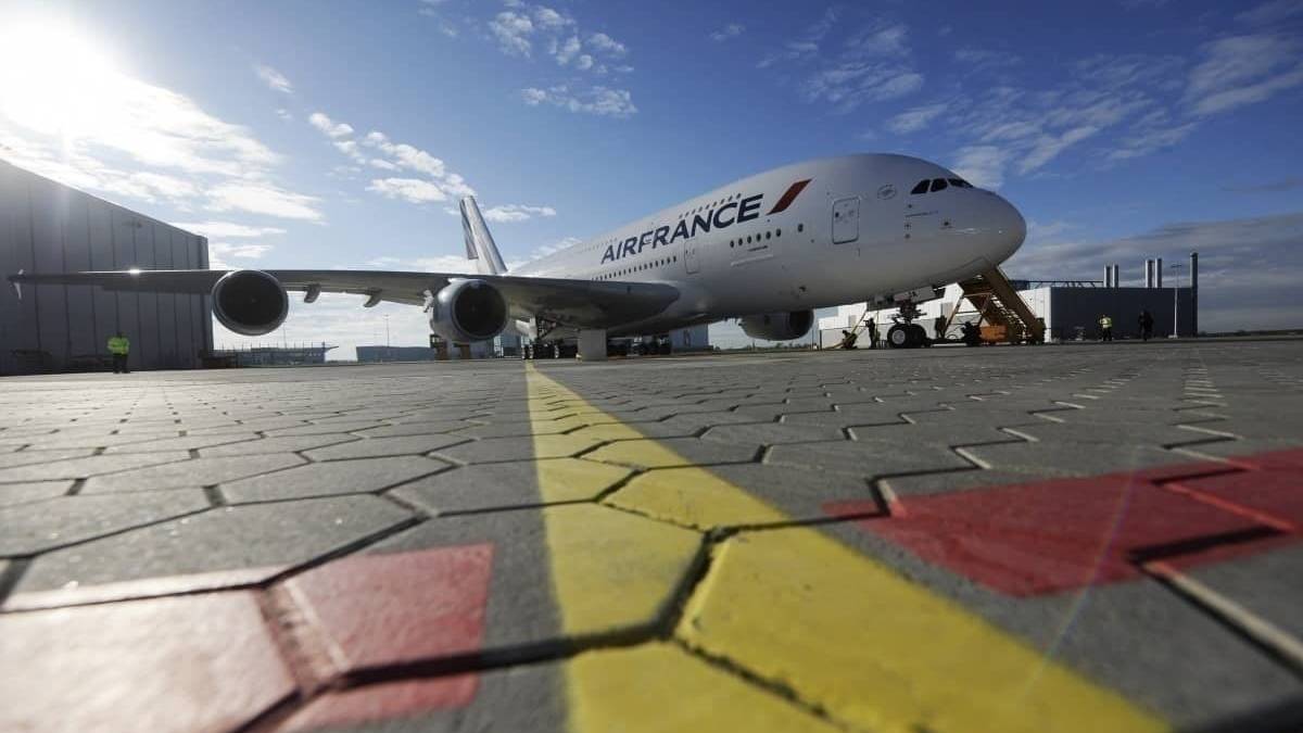Air France's First Retired Airbus A380 Completes Its Final Flight