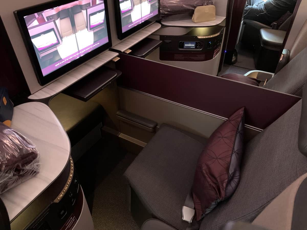 Qatar Airways Boeing 777 QSuite Review - 16 Hours From Doha To Los Angeles