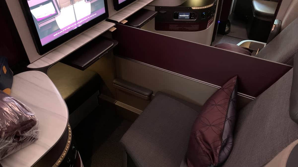Qatar Airways Boeing 777 QSuite Review - 16 Hours From Doha To Los Angeles