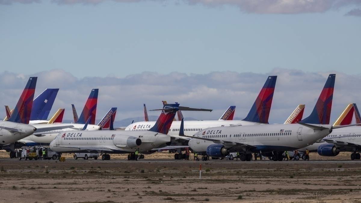 How Airlines Store Aircraft For Extended Periods Of Time