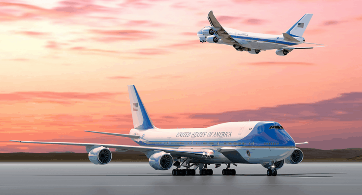 New Air Force One Boeing 747s Come From Bankrupt Russian Airline Transaero