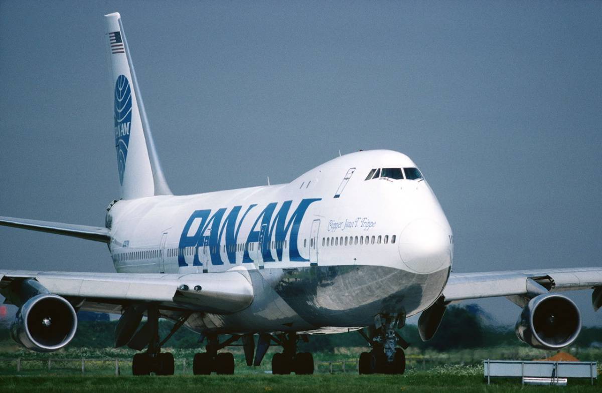 PAN AM BOEING 747 東京国際空港 記念プレート PAN AM BOEING 747 東京