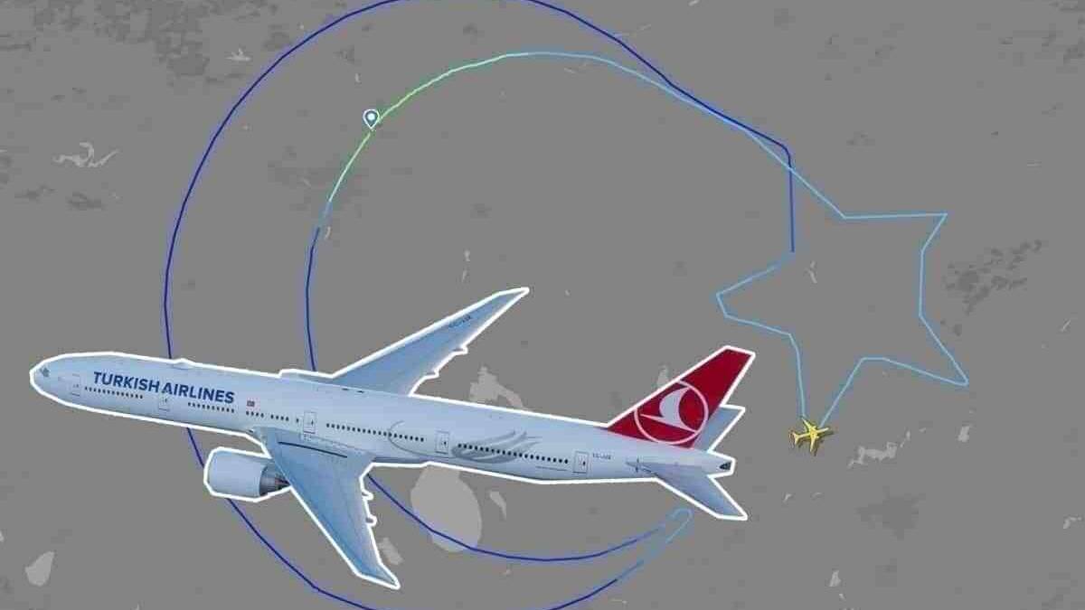 A Flight Tracked by 4 Million People: Turkish Airlines Making History