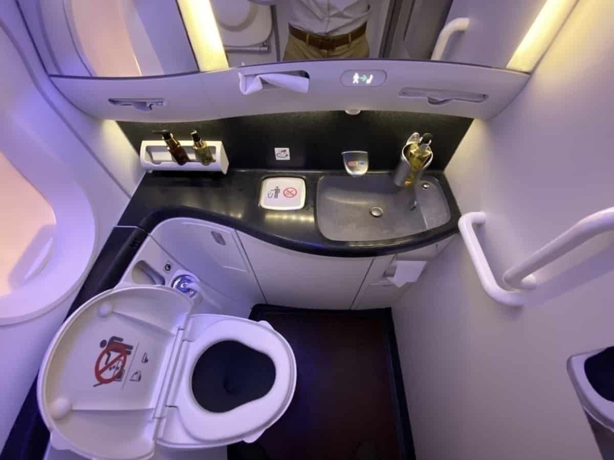 What Happens When An Aircraft Toilet Is Flushed?