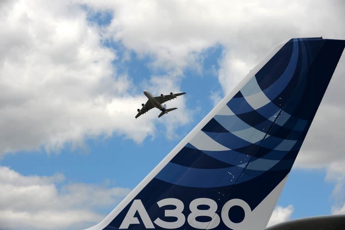 A380 tail fin