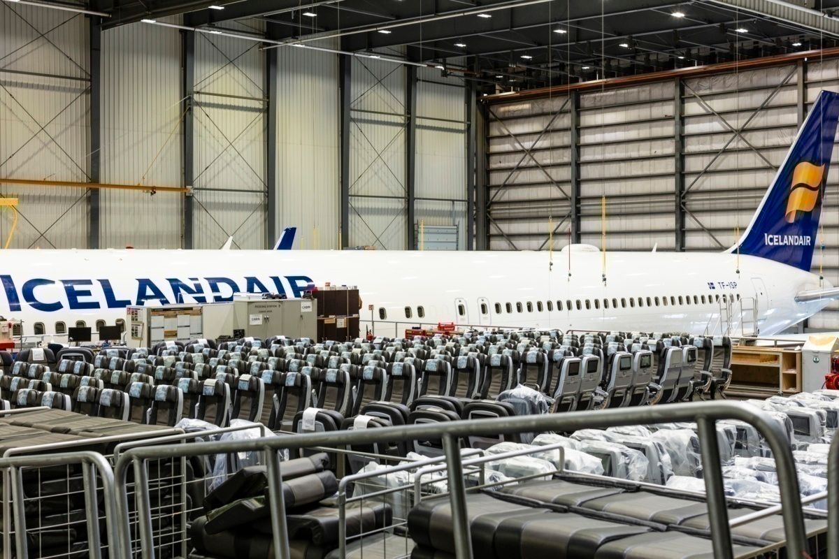 In Photos: Icelandair Strips Boeing 767 Of Seats To Make Freighter