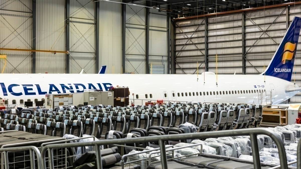 In Photos: Icelandair Strips Boeing 767 Of Seats To Make Freighter