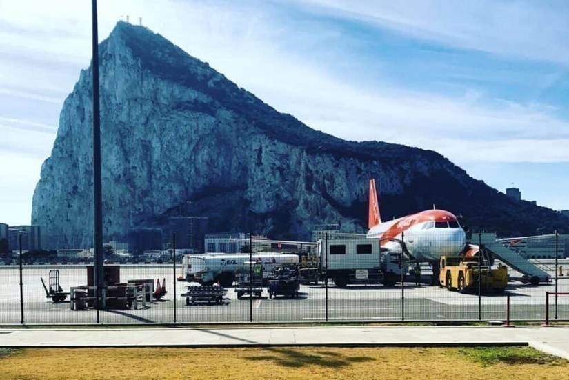 Gibraltar Airport - The Runway With A Road Crossing