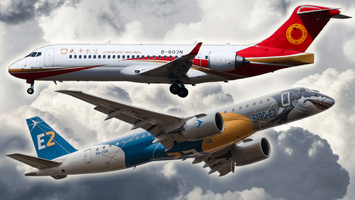 The COMAC ARJ21 vs. Embraer's E190-E2– Which Plane Is Better?