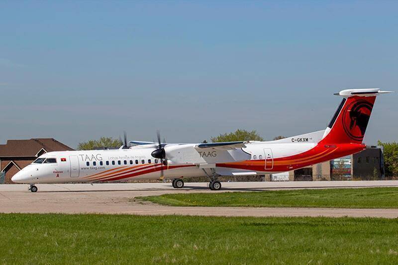 TAAG Angola Receives First Dash 8-400 Aircraft